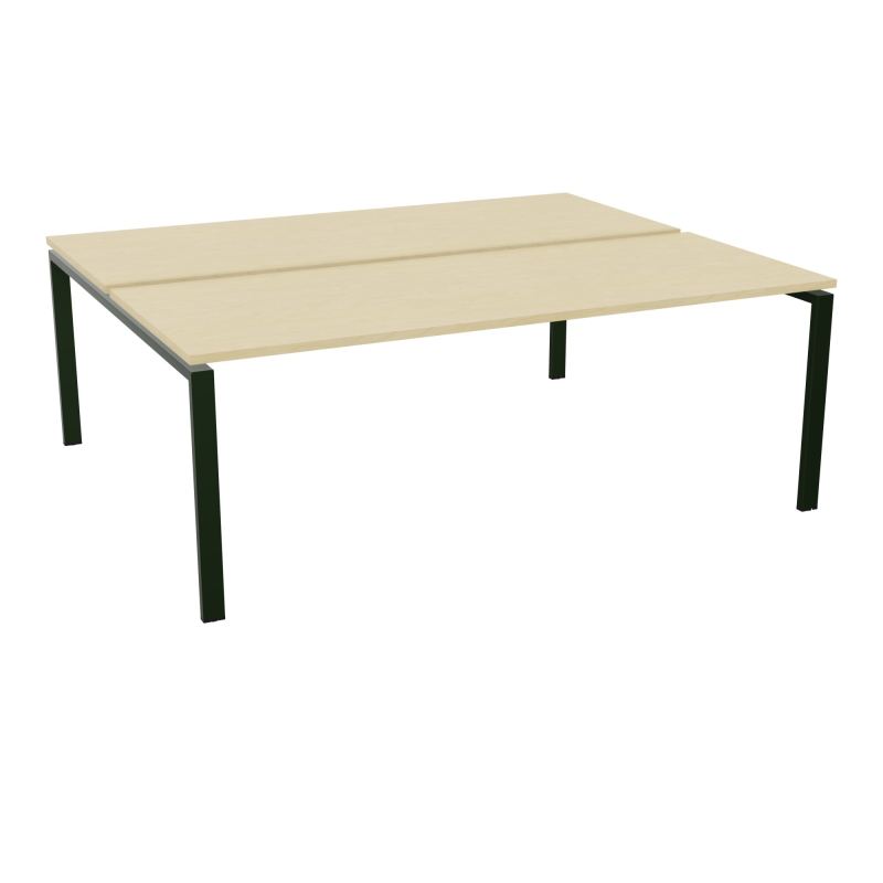 CONECT BUR BENCH DEP 200X80 PRE PERCE OBT PIED FIXE RECT ARCHE EXTREMITE  N8 ST