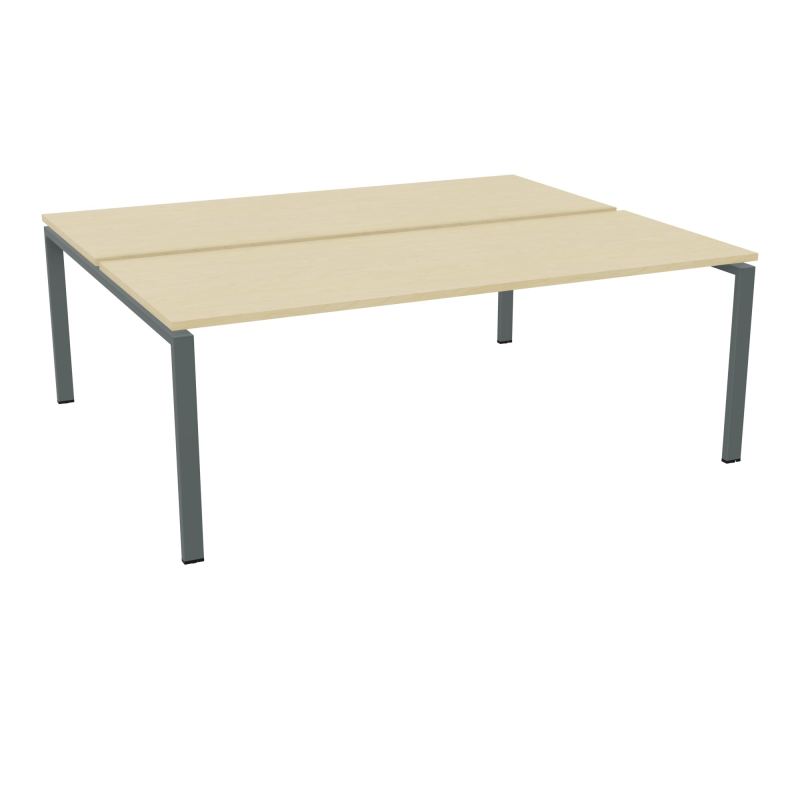 CONECT BUR BENCH DEP 200X80 PRE PERCE OBT PIED FIXE RECT ARCHE EXTREMITE  N8 SU
