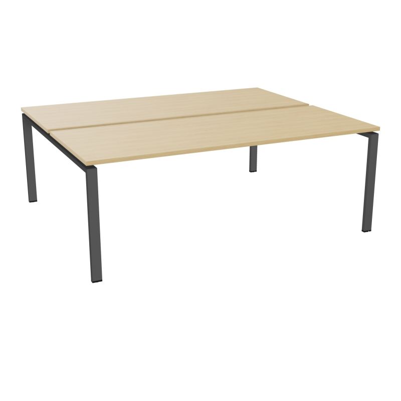 CONECT BUR BENCH DEP 200X80 PRE PERCE OBT PIED FIXE RECT ARCHE EXTREMITE     R1 SC