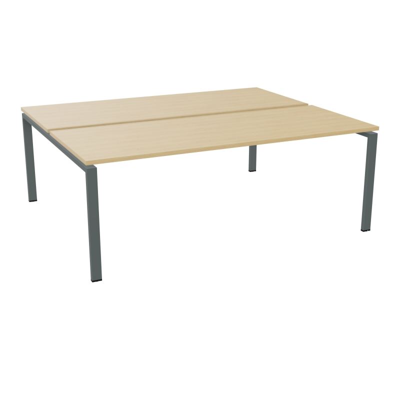 CONECT BUR BENCH DEP 200X80 PRE PERCE OBT PIED FIXE RECT ARCHE EXTREMITE     R1 SU
