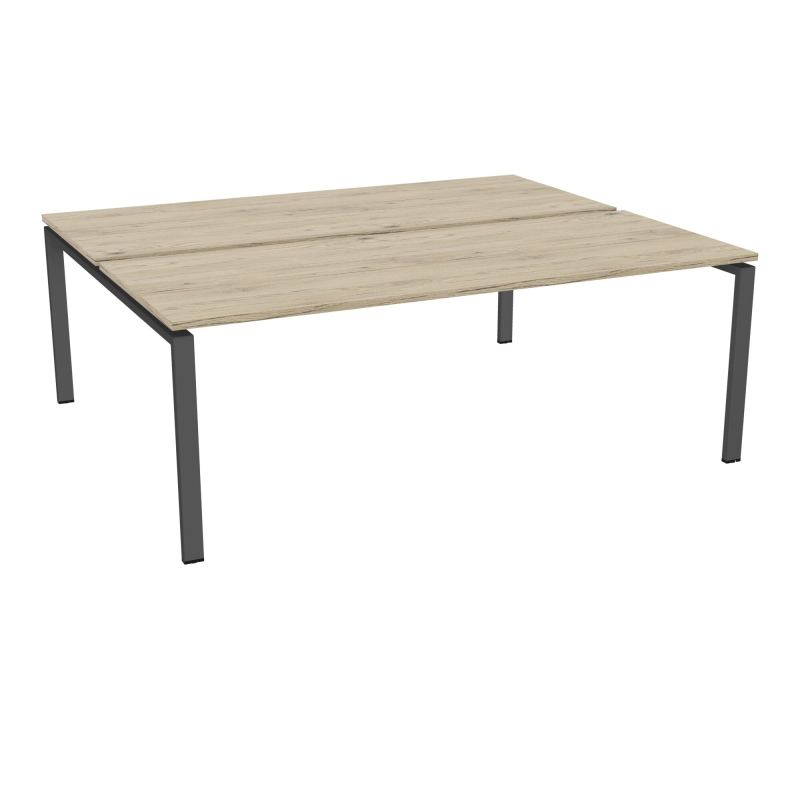 CONECT BUR BENCH DEP 200X80 PRE PERCE OBT PIED FIXE RECT ARCHE EXTREMITE  R3 SC