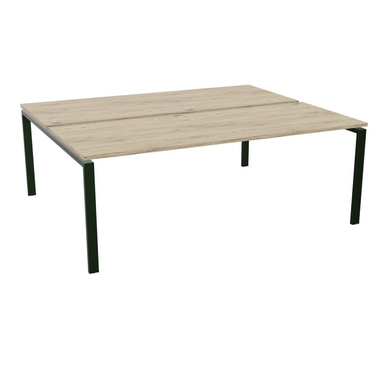 CONECT BUR BENCH DEP 200X80 PRE PERCE OBT PIED FIXE RECT ARCHE EXTREMITE  R3 ST