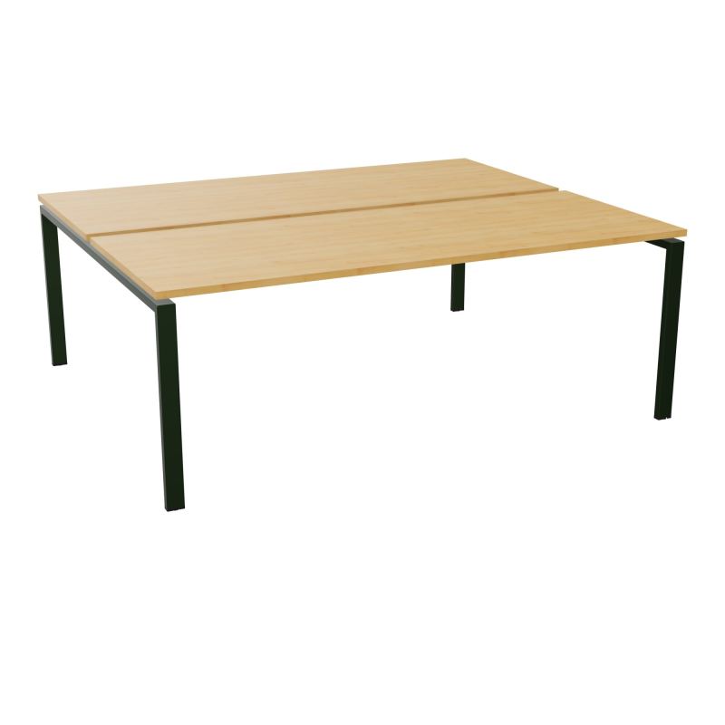 CONECT BUR BENCH DEP 200X80 PRE PERCE OBT PIED FIXE RECT ARCHE EXTREMITE     R5 ST
