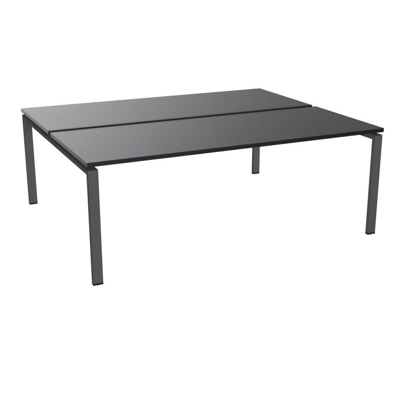 CONECT BUR BENCH DEP 200X80 PRE PERCE OBT PIED FIXE RECT ARCHE EXTREMITE     R9 SC