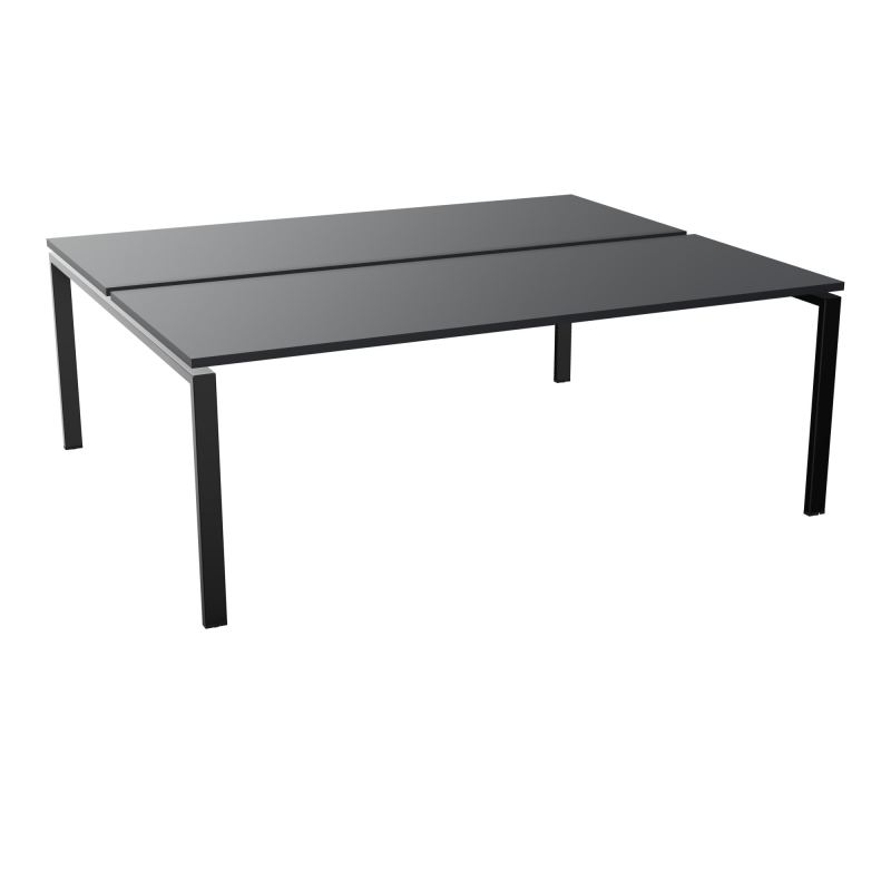 CONECT BUR BENCH DEP 200X80 PRE PERCE OBT PIED FIXE RECT ARCHE EXTREMITE     R9 SG