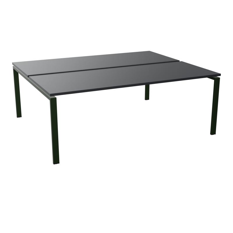 CONECT BUR BENCH DEP 200X80 PRE PERCE OBT PIED FIXE RECT ARCHE EXTREMITE     R9 ST
