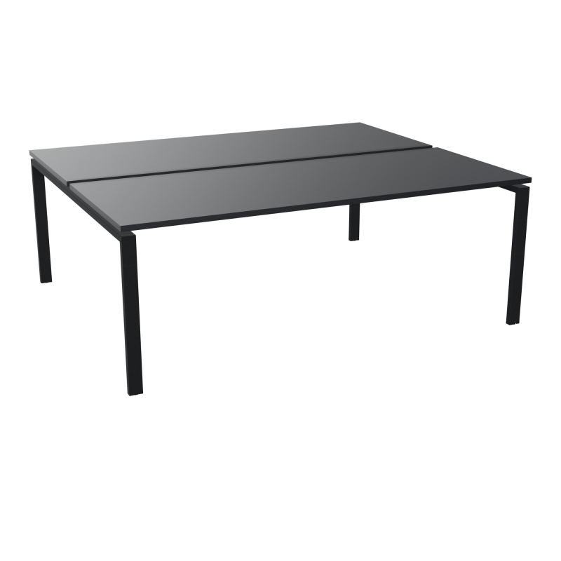 CONECT BUR BENCH DEP 200X80 PRE PERCE OBT PIED FIXE RECT ARCHE EXTREMITE     R9 ZP