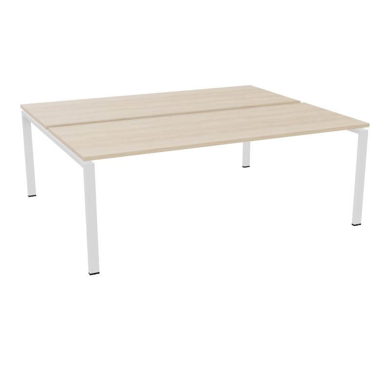 CONECT BUR BENCH DEP 200X80 PRE PERCE OBT PIED FIXE RECT ARCHE EXTREMITE  RZ SO