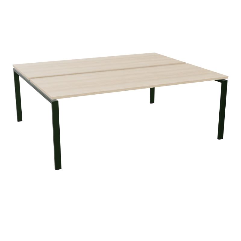 CONECT BUR BENCH DEP 200X80 PRE PERCE OBT PIED FIXE RECT ARCHE EXTREMITE  RZ ST