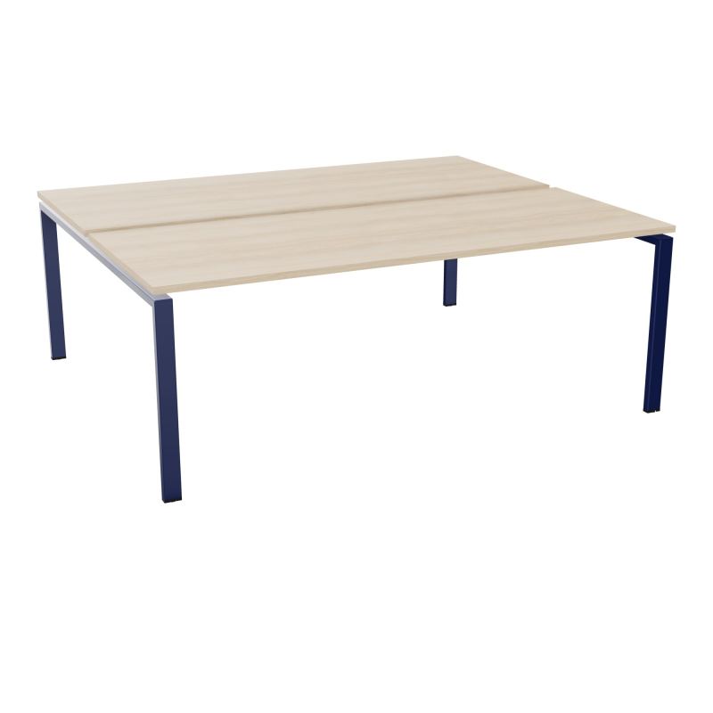 CONECT BUR BENCH DEP 200X80 PRE PERCE OBT PIED FIXE RECT ARCHE EXTREMITE  RZ X4