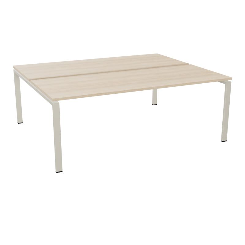 CONECT BUR BENCH DEP 200X80 PRE PERCE OBT PIED FIXE RECT ARCHE EXTREMITE  RZ ZC