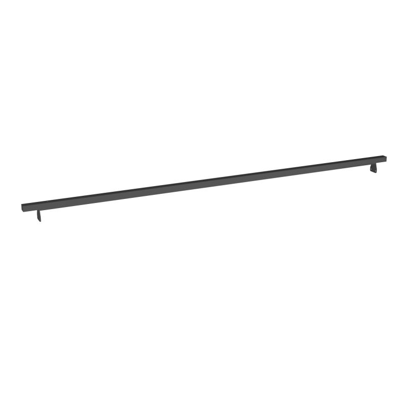 BARRE METAL L. 180 CM POUR PANNEAU ÉCRAN SOLANGE H. 40 ET 50 CM - POUR PLATEAUX COULISSAN