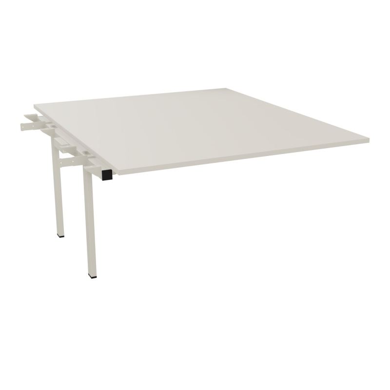 BENCH SUIVANT CONECT L140XP165CM-MONOPLAT EP25MM -PIET INTERM. CARRE N5 ZC