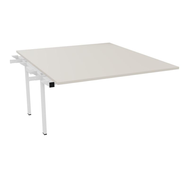 BENCH SUIVANT CONECT L140XP165CM-MONOPLAT EP25MM -PIET INTERM. CARRE N5 ZO