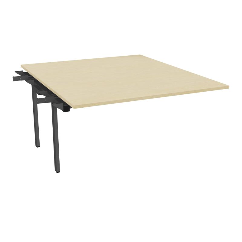BENCH SUIVANT CONECT L140XP165CM-MONOPLAT EP25MM -PIET INTERM. CARRE N8 SC