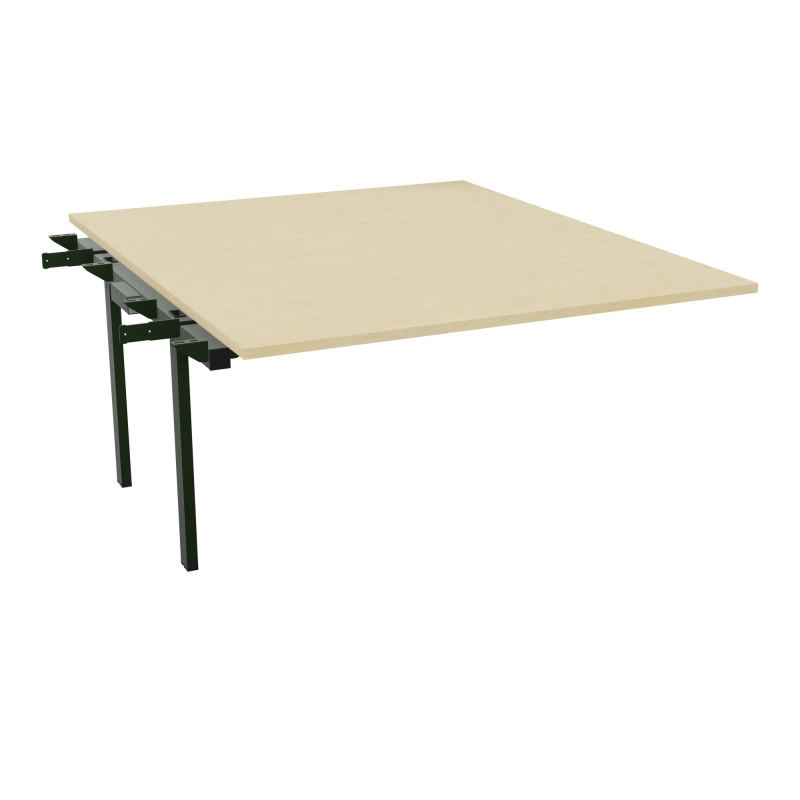 BENCH SUIVANT CONECT L140XP165CM-MONOPLAT EP25MM -PIET INTERM. CARRE N8 ST