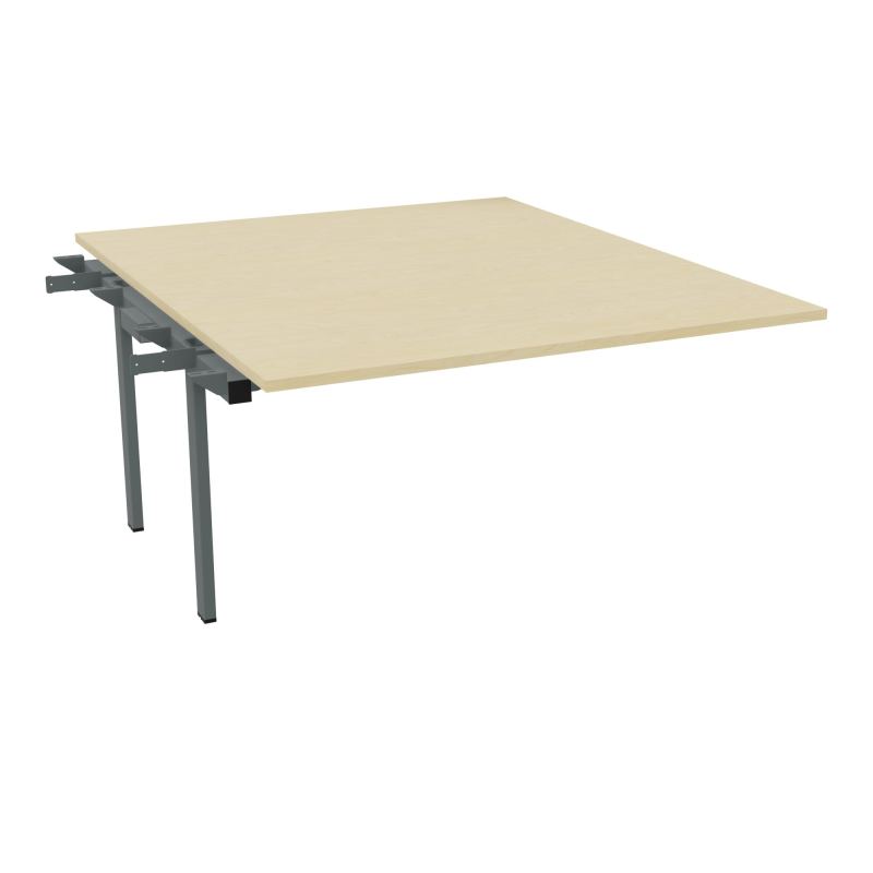 BENCH SUIVANT CONECT L140XP165CM-MONOPLAT EP25MM -PIET INTERM. CARRE N8 SU