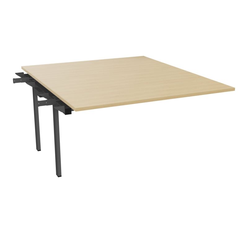 BENCH SUIVANT CONECT L140XP165CM-MONOPLAT EP25MM -PIET INTERM. CARRE    R1 SC