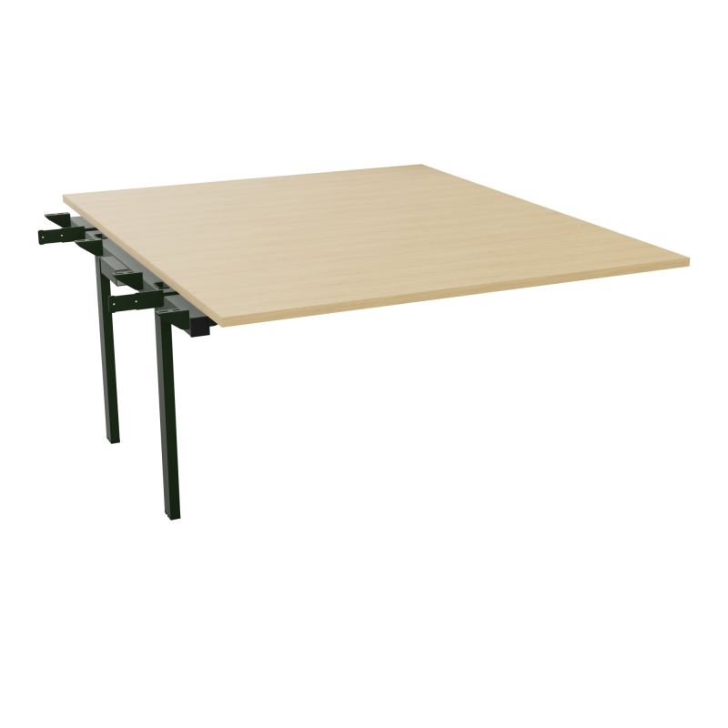 BENCH SUIVANT CONECT L140XP165CM-MONOPLAT EP25MM -PIET INTERM. CARRE    R1 ST