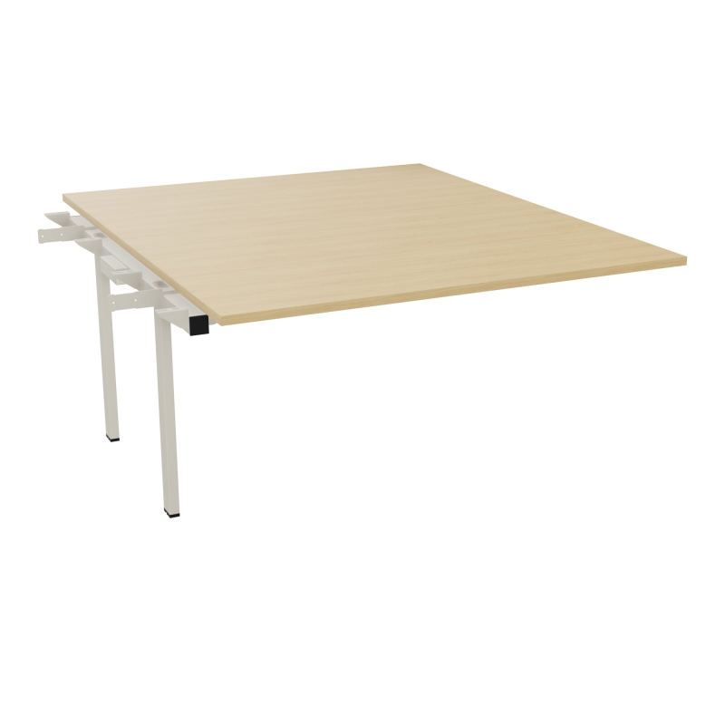 BENCH SUIVANT CONECT L140XP165CM-MONOPLAT EP25MM -PIET INTERM. CARRE    R1 ZC