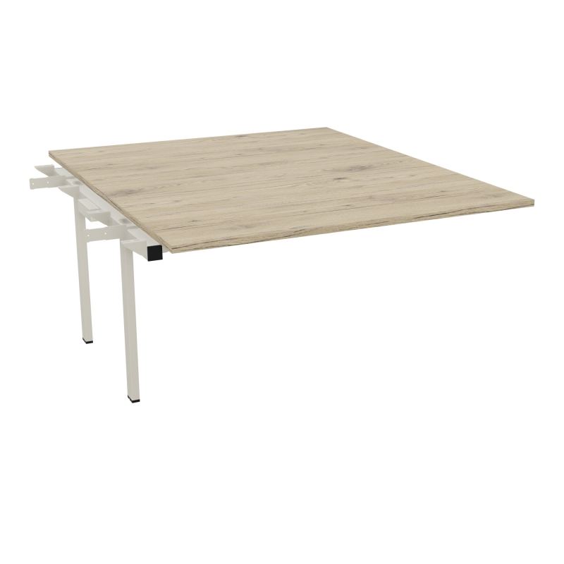 BENCH SUIVANT CONECT L140XP165CM-MONOPLAT EP25MM -PIET INTERM. CARRE R3 ZC