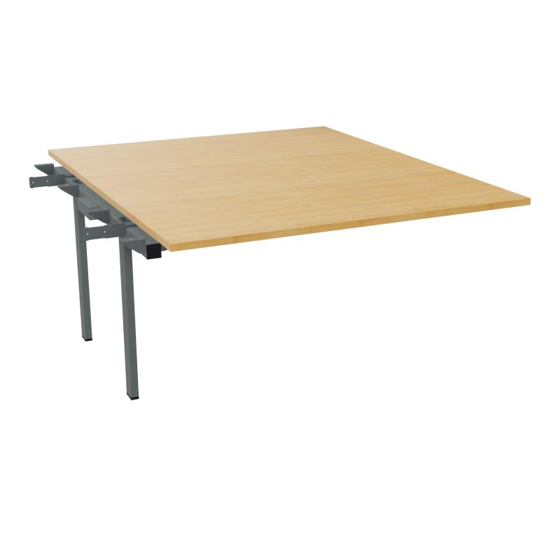 BENCH SUIVANT CONECT L140XP165CM-MONOPLAT EP25MM -PIET INTERM. CARRE    R5 SU