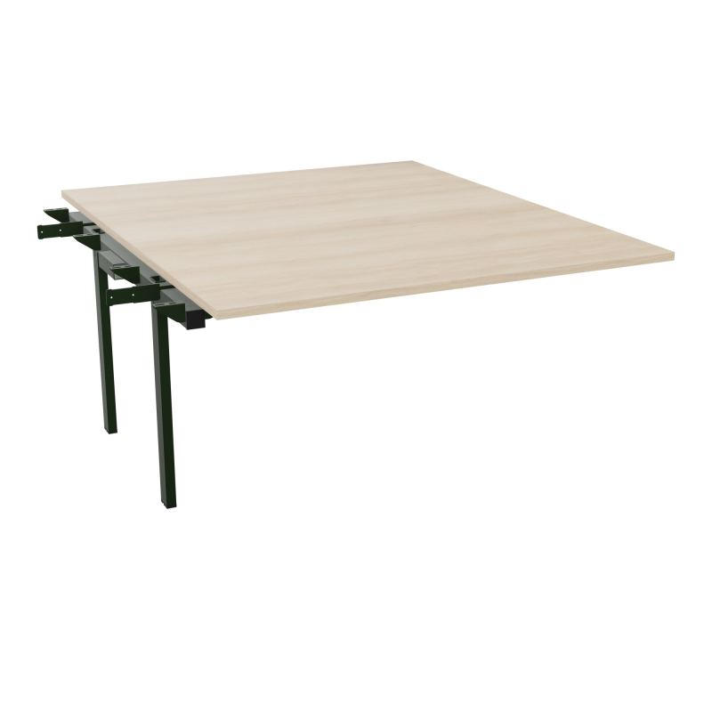 BENCH SUIVANT CONECT L140XP165CM-MONOPLAT EP25MM -PIET INTERM. CARRE RZ ST