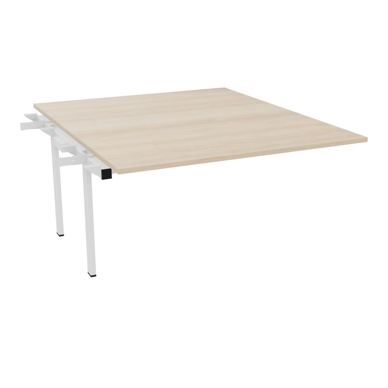 CONECT BENCH SUIVANT L140XP165CM-MONOPLAT EP25MM RZ-PIET INTERM. CARRE ZO