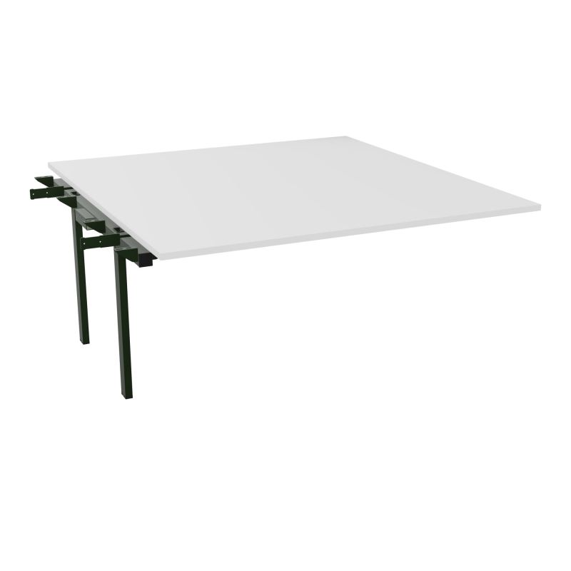 BENCH SUIVANT CONECT L160XP165CM-MONOPLAT EP25MM -PIET INTERM. CARRE MG ST