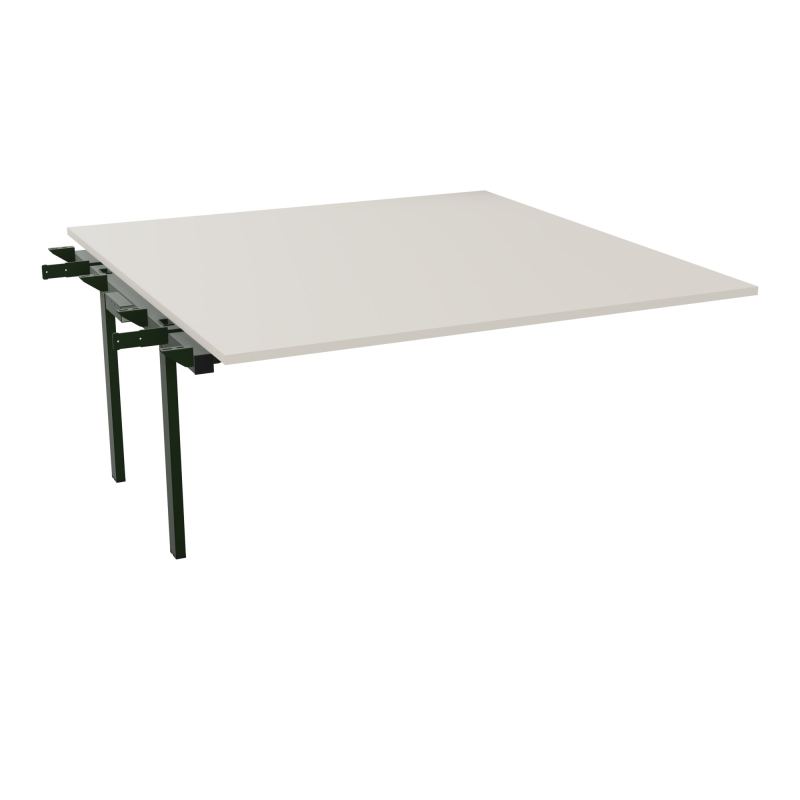 BENCH SUIVANT CONECT L160XP165CM-MONOPLAT EP25MM -PIET INTERM. CARRE N5 ST
