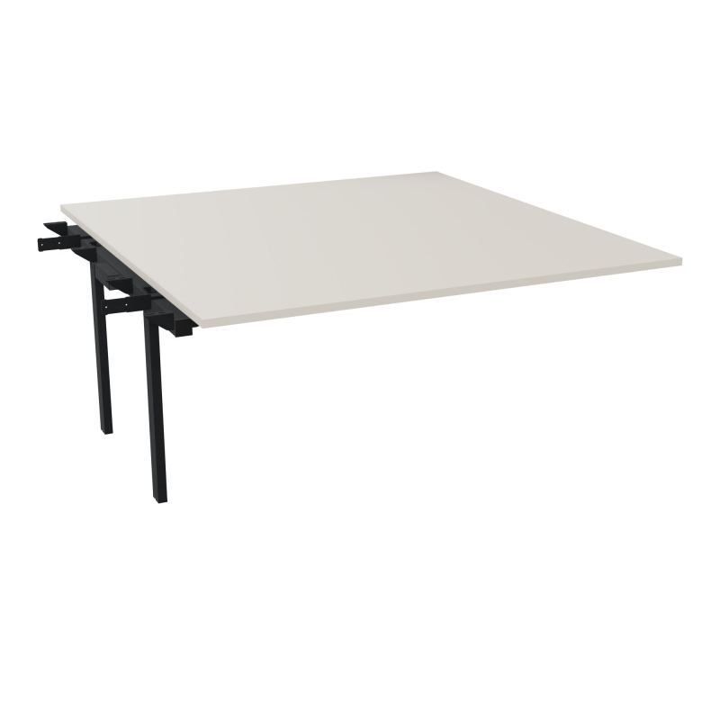 BENCH SUIVANT CONECT L160XP165CM-MONOPLAT EP25MM -PIET INTERM. CARRE N5 ZP
