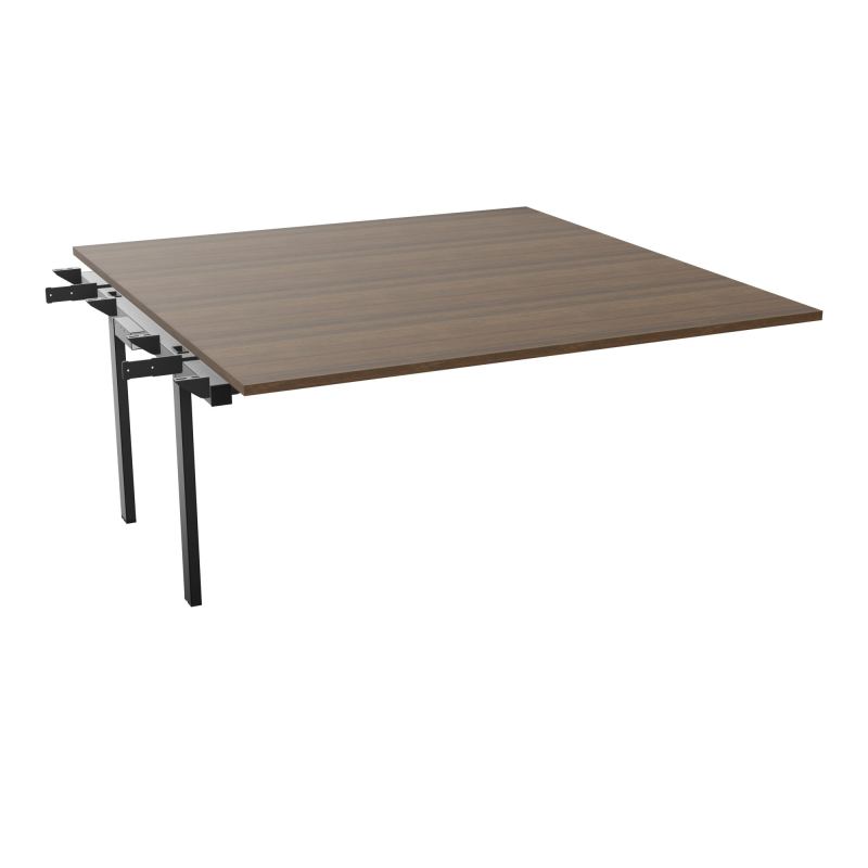 BENCH SUIVANT CONECT L160XP165CM-MONOPLAT EP25MM -PIET INTERM. CARRE N6 SG
