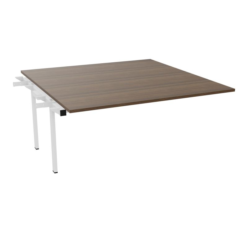 BENCH SUIVANT CONECT L160XP165CM-MONOPLAT EP25MM -PIET INTERM. CARRE N6 SO