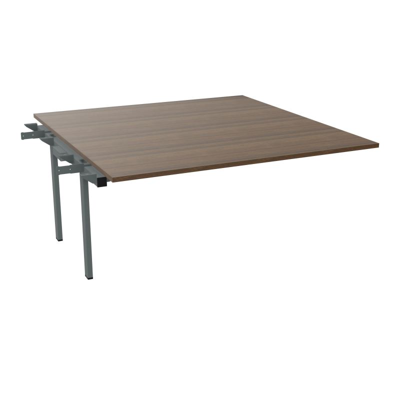 BENCH SUIVANT CONECT L160XP165CM-MONOPLAT EP25MM -PIET INTERM. CARRE N6 SU