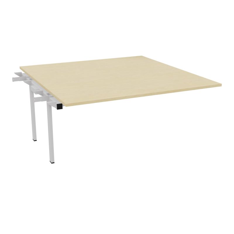 BENCH SUIVANT CONECT L160XP165CM-MONOPLAT EP25MM -PIET INTERM. CARRE N8 SD