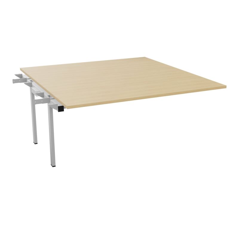BENCH SUIVANT CONECT L160XP165CM-MONOPLAT EP25MM -PIET INTERM. CARRE    R1 SA