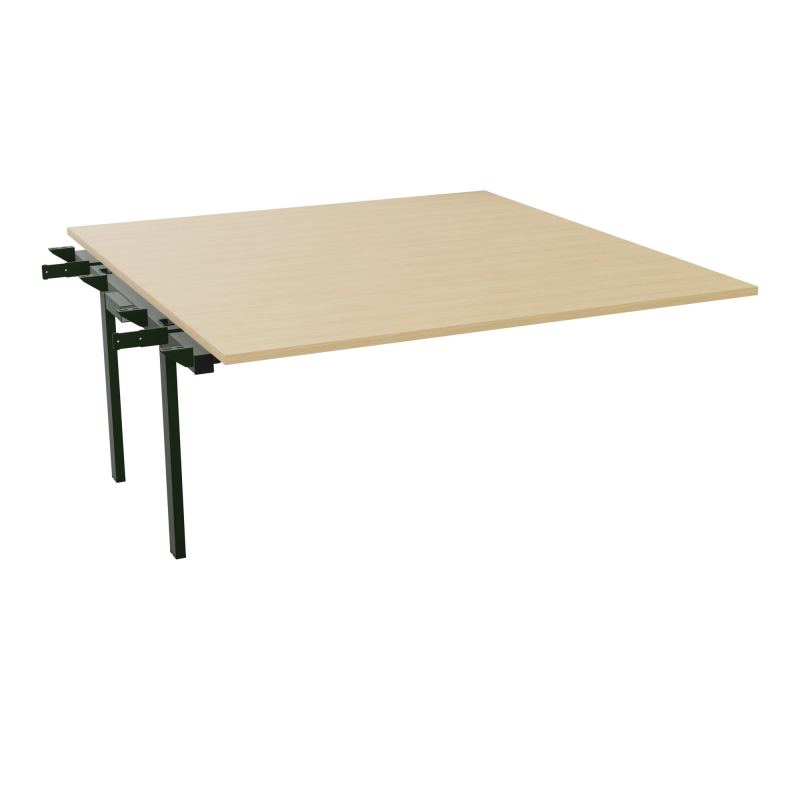 BENCH SUIVANT CONECT L160XP165CM-MONOPLAT EP25MM -PIET INTERM. CARRE    R1 ST