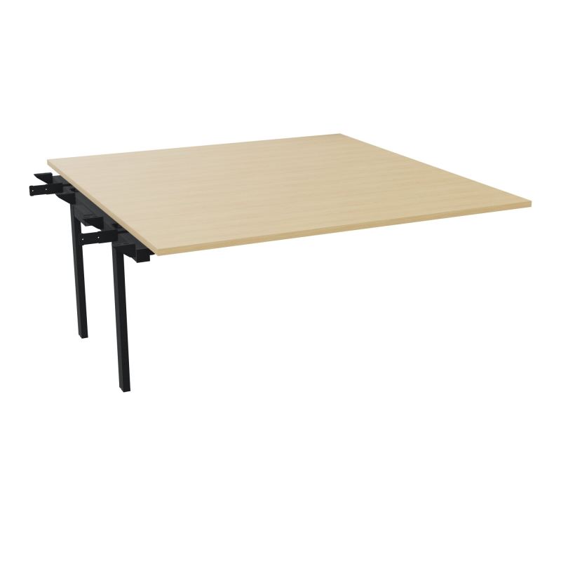 BENCH SUIVANT CONECT L160XP165CM-MONOPLAT EP25MM -PIET INTERM. CARRE    R1 ZP