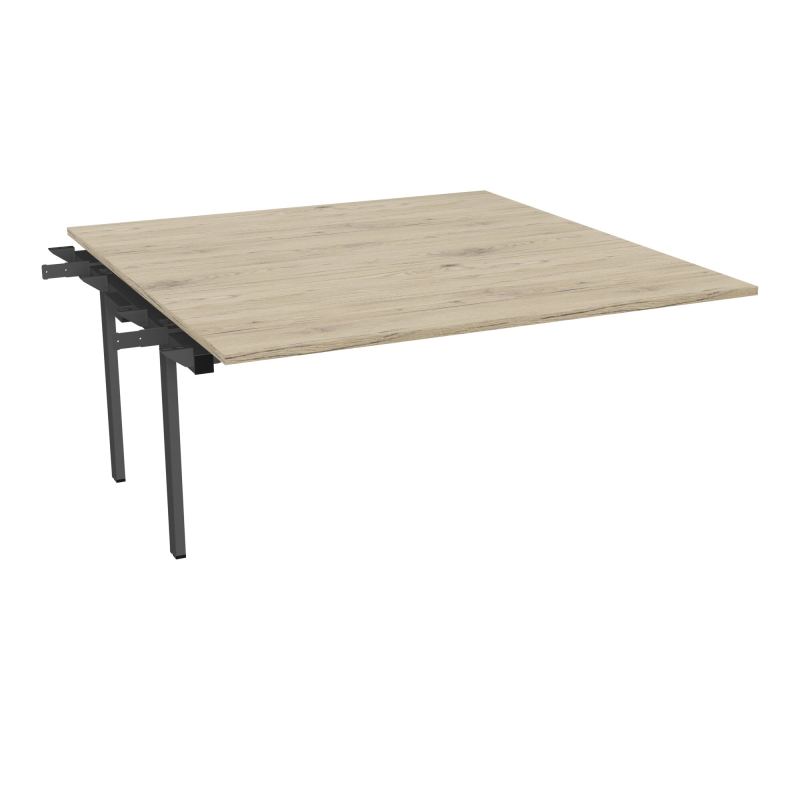 CONECT BENCH SUIVANT L160XP165CM-MONOPLAT EP25MM R3-PIET INTERM. CARRE SC