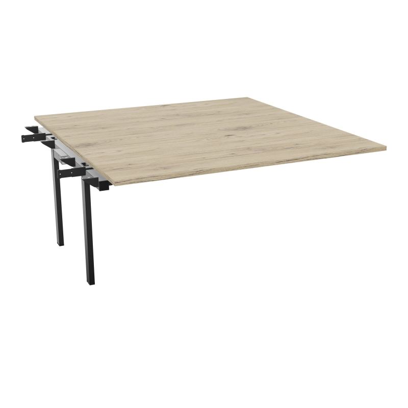 CONECT BENCH SUIVANT L160XP165CM-MONOPLAT EP25MM R3-PIET INTERM. CARRE SG