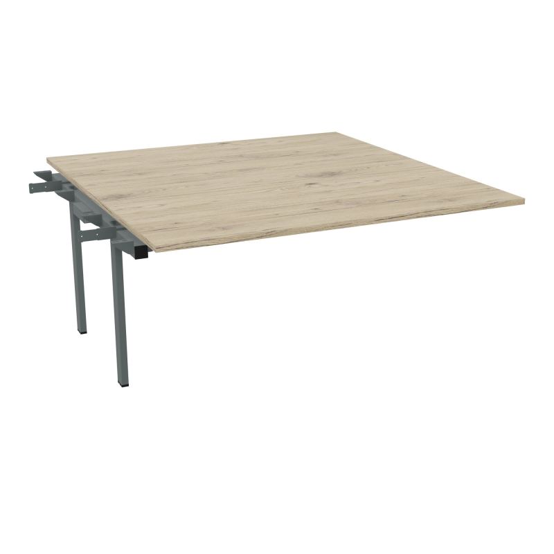 CONECT BENCH SUIVANT L160XP165CM-MONOPLAT EP25MM R3-PIET INTERM. CARRE SU