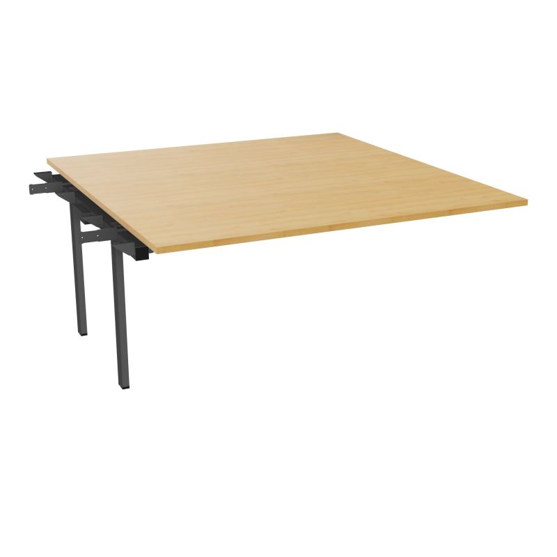 BENCH SUIVANT CONECT L160XP165CM-MONOPLAT EP25MM -PIET INTERM. CARRE    R5 SC