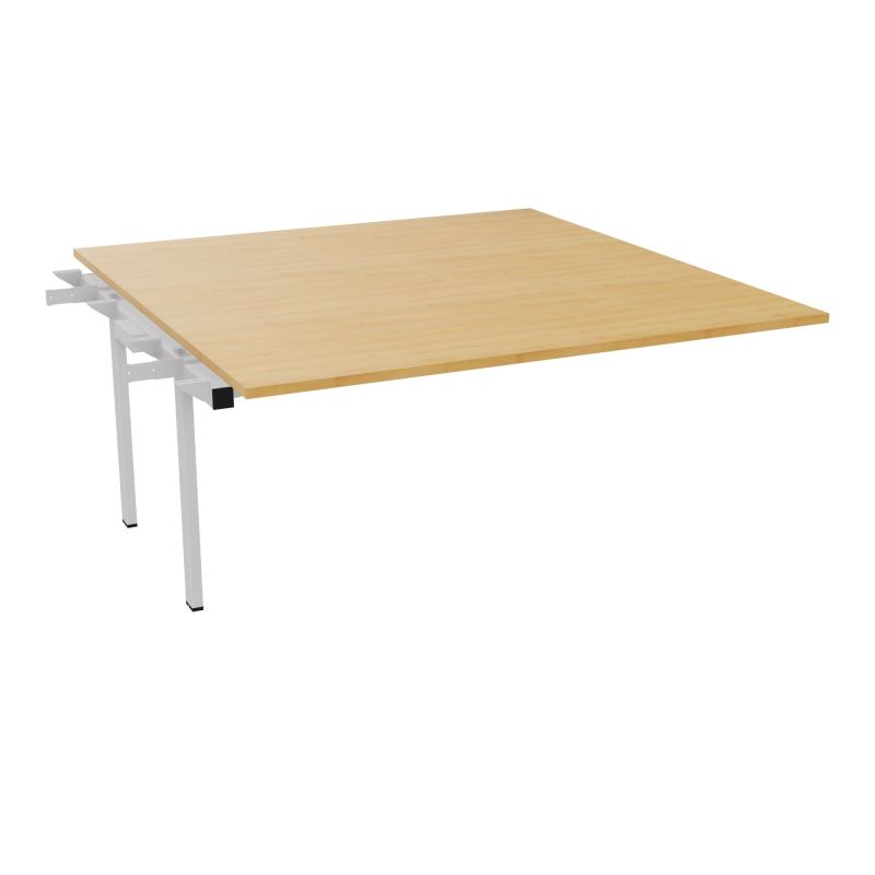 BENCH SUIVANT CONECT L160XP165CM-MONOPLAT EP25MM -PIET INTERM. CARRE    R5 SD
