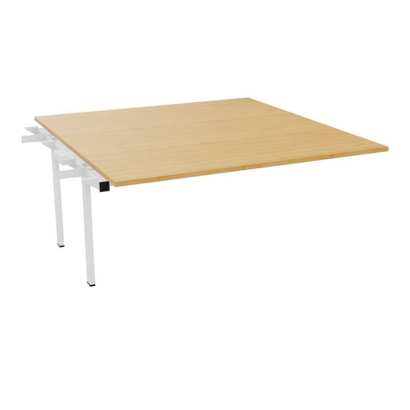 BENCH SUIVANT CONECT L160XP165CM-MONOPLAT EP25MM -PIET INTERM. CARRE    R5 SO