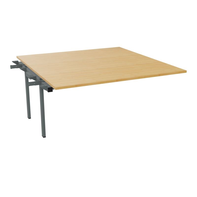 BENCH SUIVANT CONECT L160XP165CM-MONOPLAT EP25MM -PIET INTERM. CARRE    R5 SU