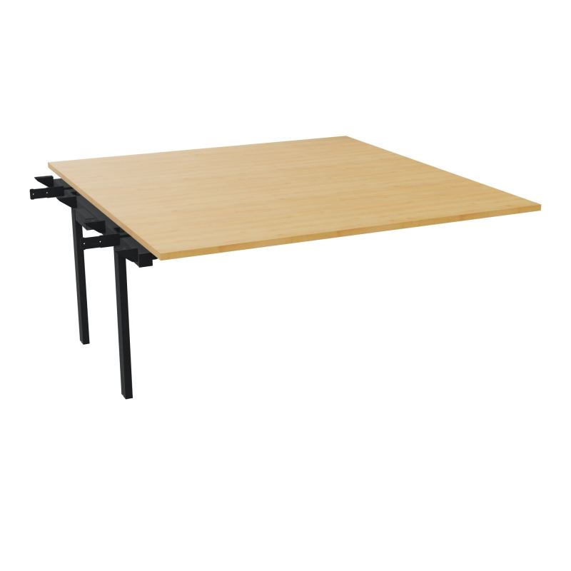 BENCH SUIVANT CONECT L160XP165CM-MONOPLAT EP25MM -PIET INTERM. CARRE    R5 ZP