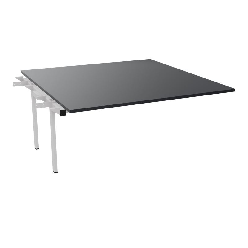 BENCH SUIVANT CONECT L160XP165CM-MONOPLAT EP25MM -PIET INTERM. CARRE    R9 SD