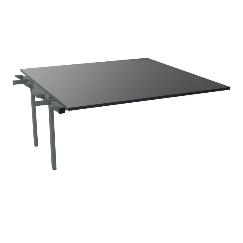BENCH SUIVANT CONECT L160XP165CM-MONOPLAT EP25MM -PIET INTERM. CARRE    R9 SU