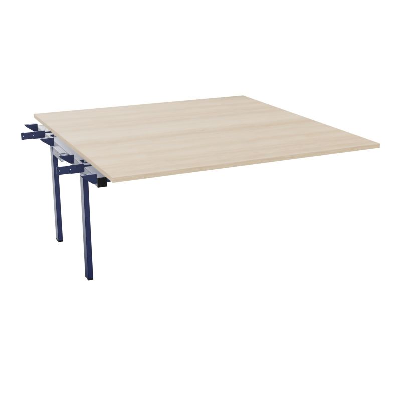 CONECT BENCH SUIVANT L160XP165CM-MONOPLAT EP25MM RZ-PIET INTERM. CARRE X4