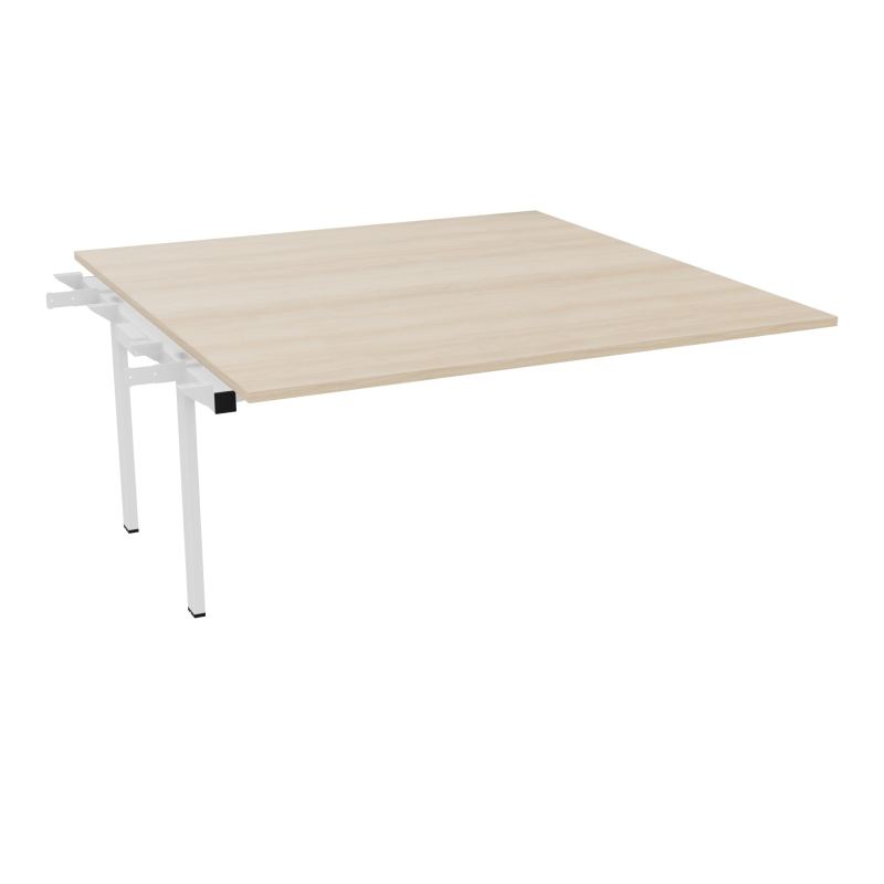 CONECT BENCH SUIVANT L160XP165CM-MONOPLAT EP25MM RZ-PIET INTERM. CARRE ZO